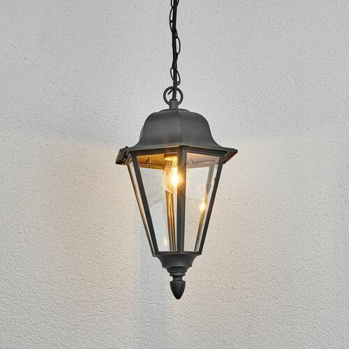 Suspension Lindby Edana de qualité B, lanterne, luminaire suspendu, plafonnier, Outdoor260 