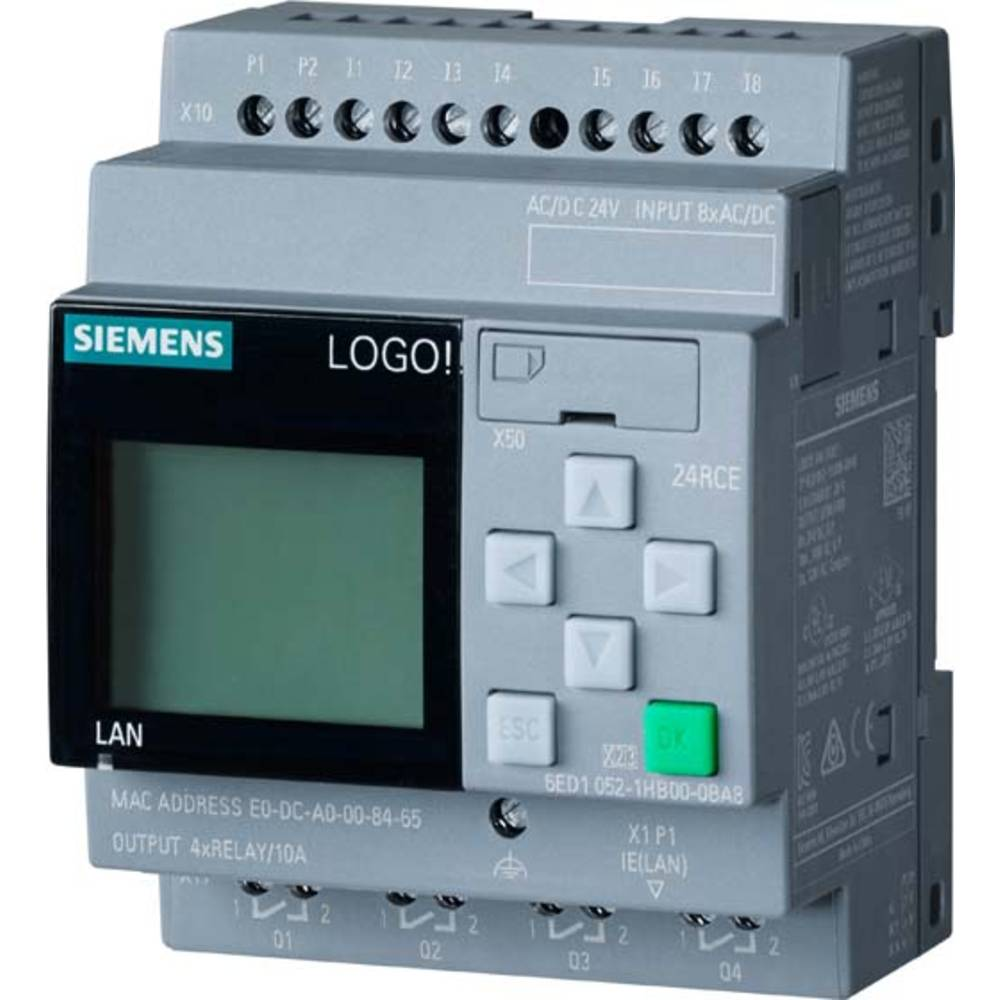 Siemens 6ED1052-1HB08-0BA2 LOGO! 24 RCE SPS-Steuerungsmodul