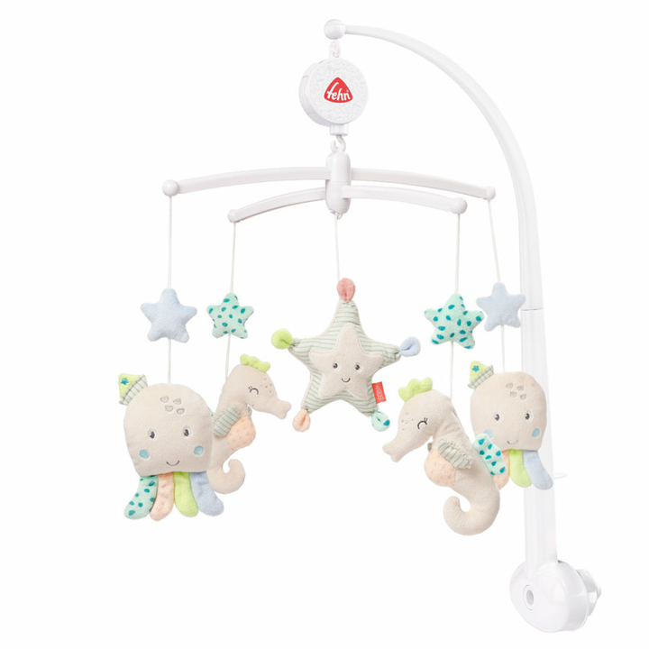 Fehn Musik-Mobile Meereskinder  Schlafmusik Babybett Einschlafhilfe Schlafmusik