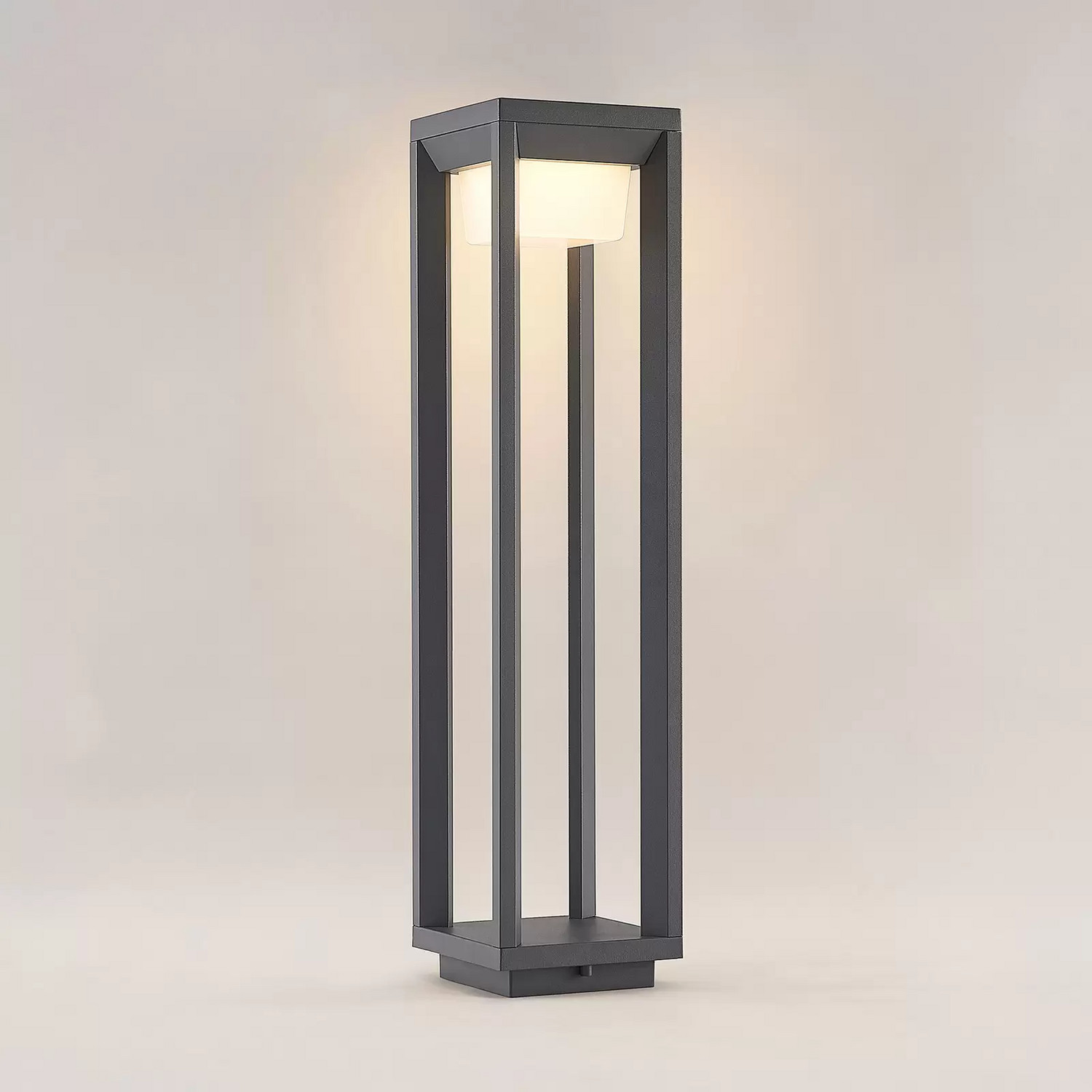 Prios Gamion Led Wegeleuchte Lampe Aluminium 60 Cm Gartenbeleuchtung Led Leuchte B-Ware