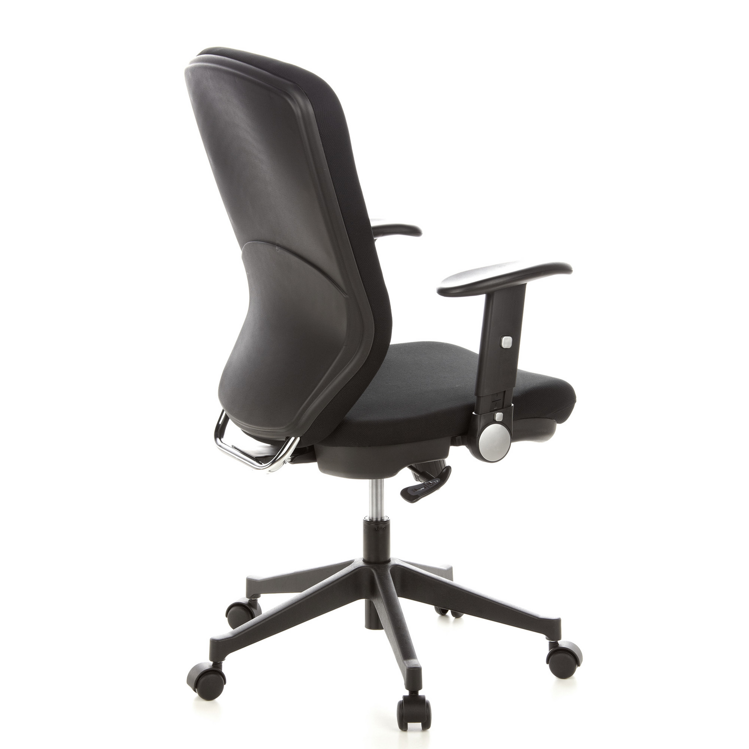 B-Ware Hjh Office Bürostuhl Drehstuhl Hochlehne Stoff Schwarz Ergonomisch