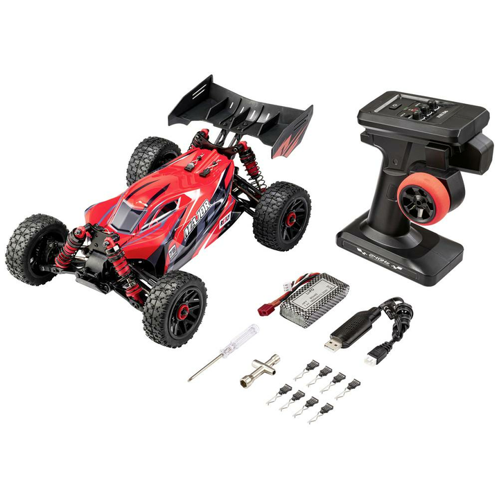 Reely Major Rot Brushed 1:14 RC Modellauto Elektro Buggy Modellbau SIEHE TEXT