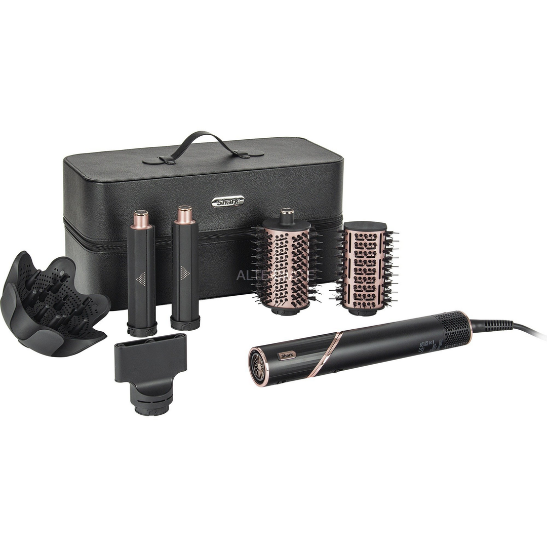 Shark FlexStyle 5-in-1 Haarstyler & Trockner, Lockenstab schwarz / rosegold