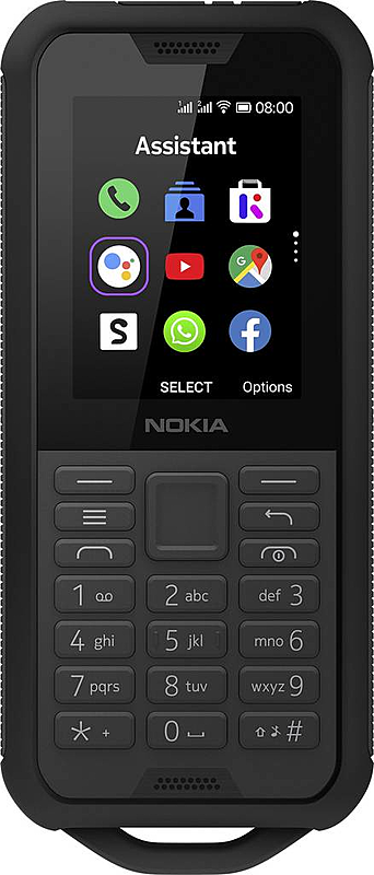 B-Ware Nokia 800 Tough Outdoor Handy Smartphone 2,4" 4 Gb Ram Mil Std 810 G Ip68 Schwarz