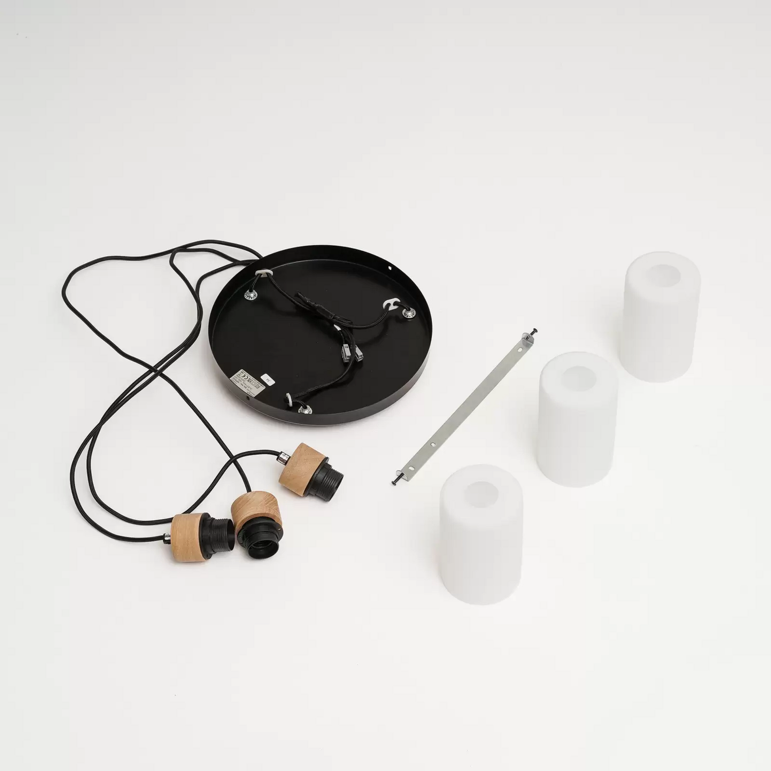 Envostar Talia Hängeleuchte Eiche Weiß Rund Hängelampe Lampe Leuchte Deckenlampe B-Ware - 4251911723816