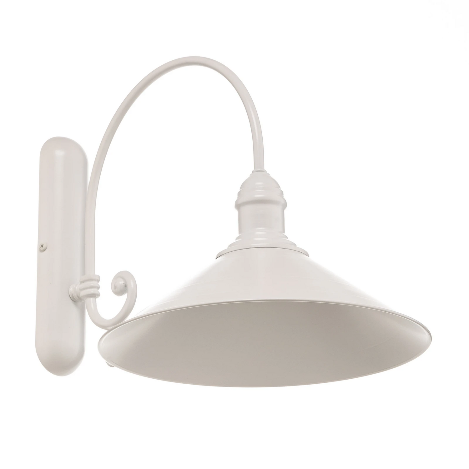 Wandleuchte Elmo Wandlampe Wandlicht Leuchte Lampe Licht Leselampe Weiß Lackiert B-Ware - 5902553216967