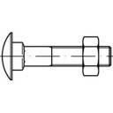 TOOLCRAFT Flachrundschraube M12 300 mm Außensechskant verzinkt UNVOLLSTÄNDIG