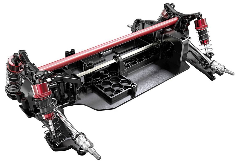 Voiture miniature radiocommandée Mjx Hyper Go Black Gold Brushless 1:14, modèle Truggy électrique (occasion).