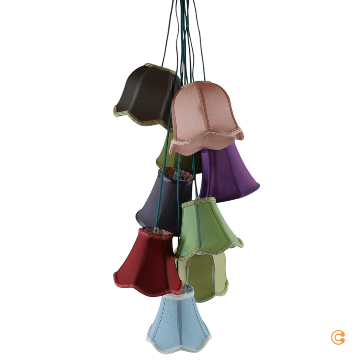KARE Design Saloon Pendelleuchte Cluster Hängeleuchte Deckenlampe 9-flammig - 4025621315926