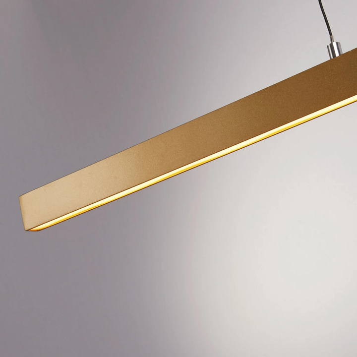 Searchlight LED-Hängelampe Layla linear gold höhenverstellbar CCT Deckenlampe
