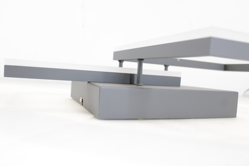 Fabas Luce Led Deckenlampe Bard Deckenlampe Lampe 45x45 Cm 2flg Led Anthrazit B-Ware - 8019282507253