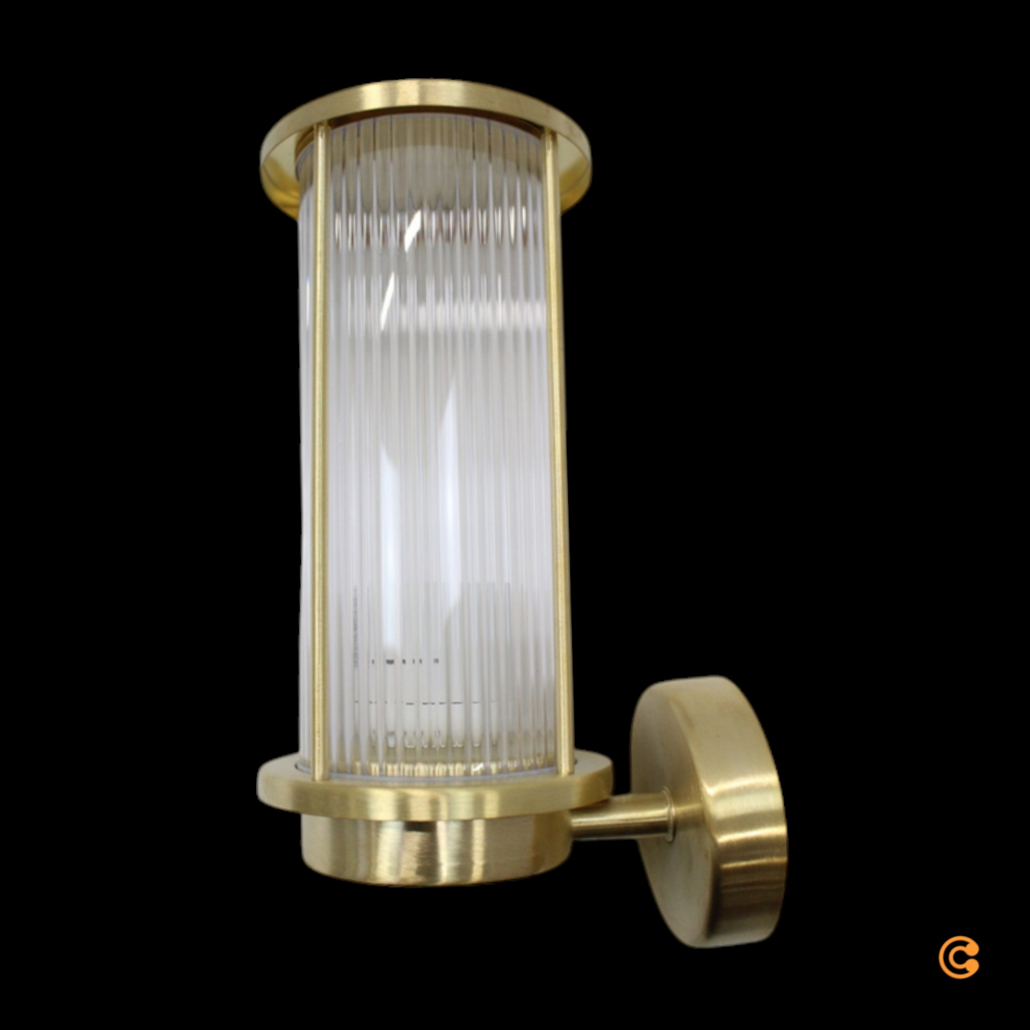 B-Ware Nordlux Außenwandleuchte Linton Außenleuchte Wandleuchte Wandlampe Messing 60