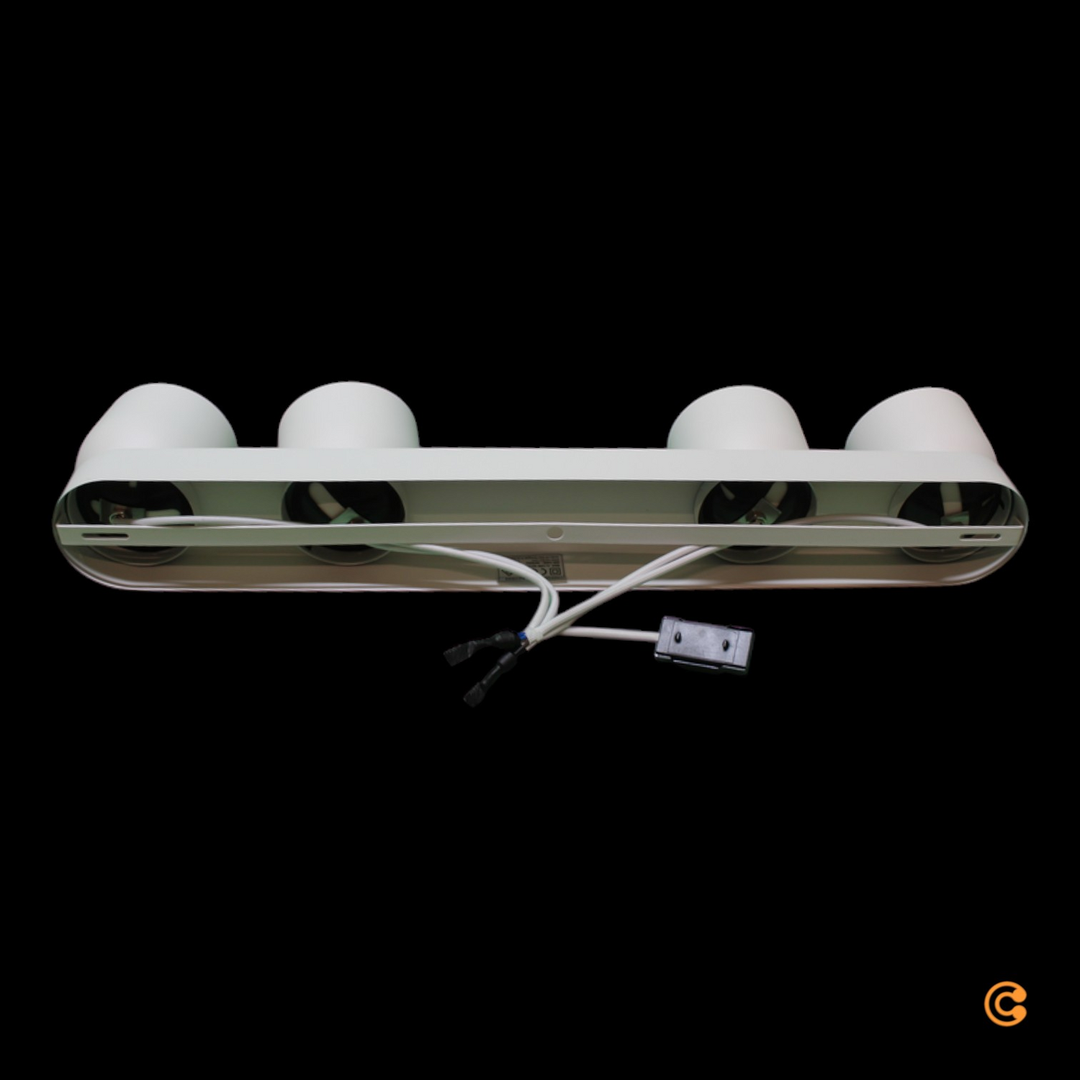 Nordlux Downlight Leuchte Pitcher Gu10 Vierflammig Metall Weiß Beleuchtung B-Ware
