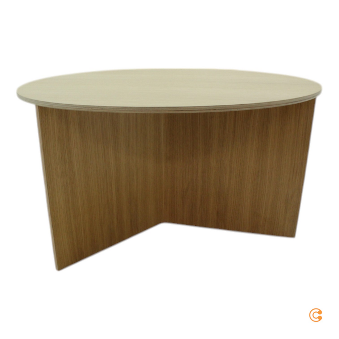 Hay Slit Table Round Xl Tisch Couchtisch Sofatisch ø 65 X H 35,5 Cm Eiche Natur B-Ware