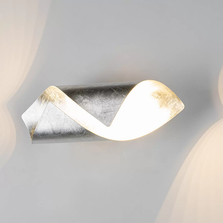 Lindby Wrenjo LED-Wandlampe silber 31 cm Wandleuchte Lampe Leuchte Innenleuchte