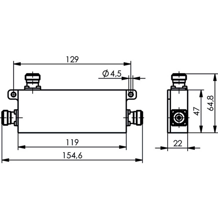 Telegärtner J01024A0021 J01024A0021 N Power Splitter