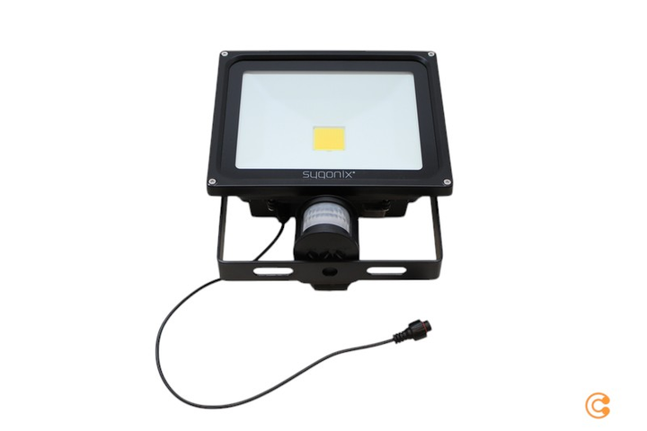 Sygonix SY-5461112 SolarSpot mit Bewegungsmelder 50W Neutralweiß SIEHE TEXT/FOTO