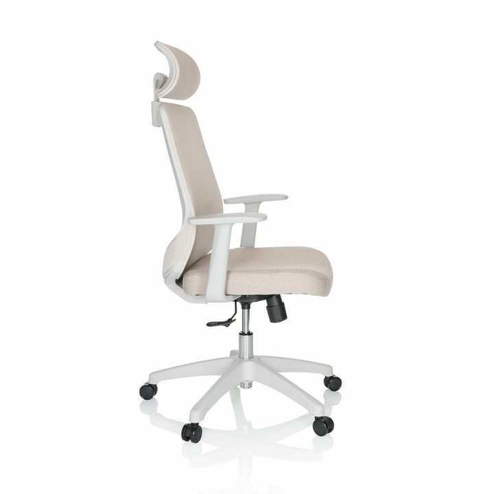 Hjh Office Mikeo W Home Office Bürostuhl Beige Drehstuhl Arbeitsstuhl Stuhl B796 B-Ware