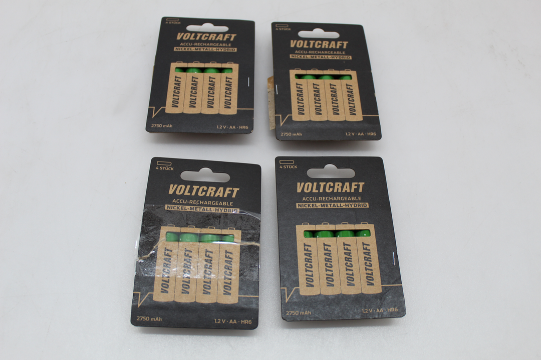 VOLTCRAFT HR06 SE Mignon AA Akku NiMH 2750 mAh 1.2 V 16er Set Batterie