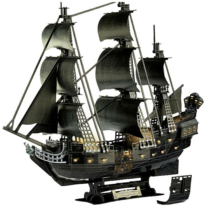 Maquette de bateau Revell RV 3D Black Pearl LED Edition - Puzzle 3D