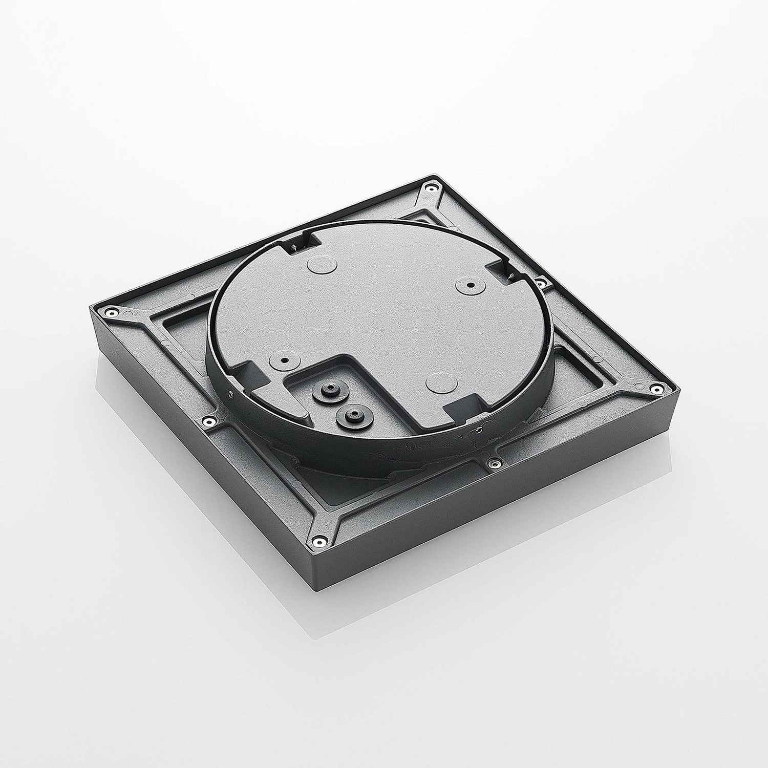 B-Ware Lucande Led Außendeckenlampe Birta Deckenlampe Außenlampe Led Dunkelgrau Weiß208