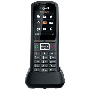 B-Ware Gigaset R700 H Pro Dect Mobilteil Telefon Mobil Festnetztelefon Schnurlos Schwarz