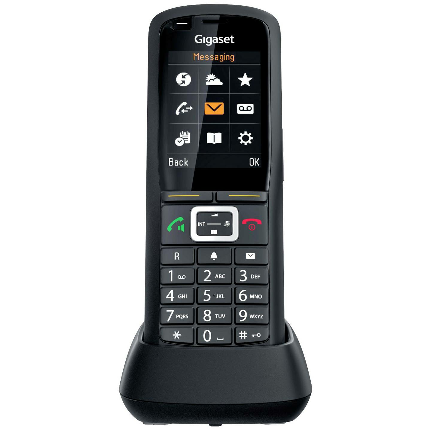 Téléphone portable sans fil Gigaset R700H Pro DECT, noir