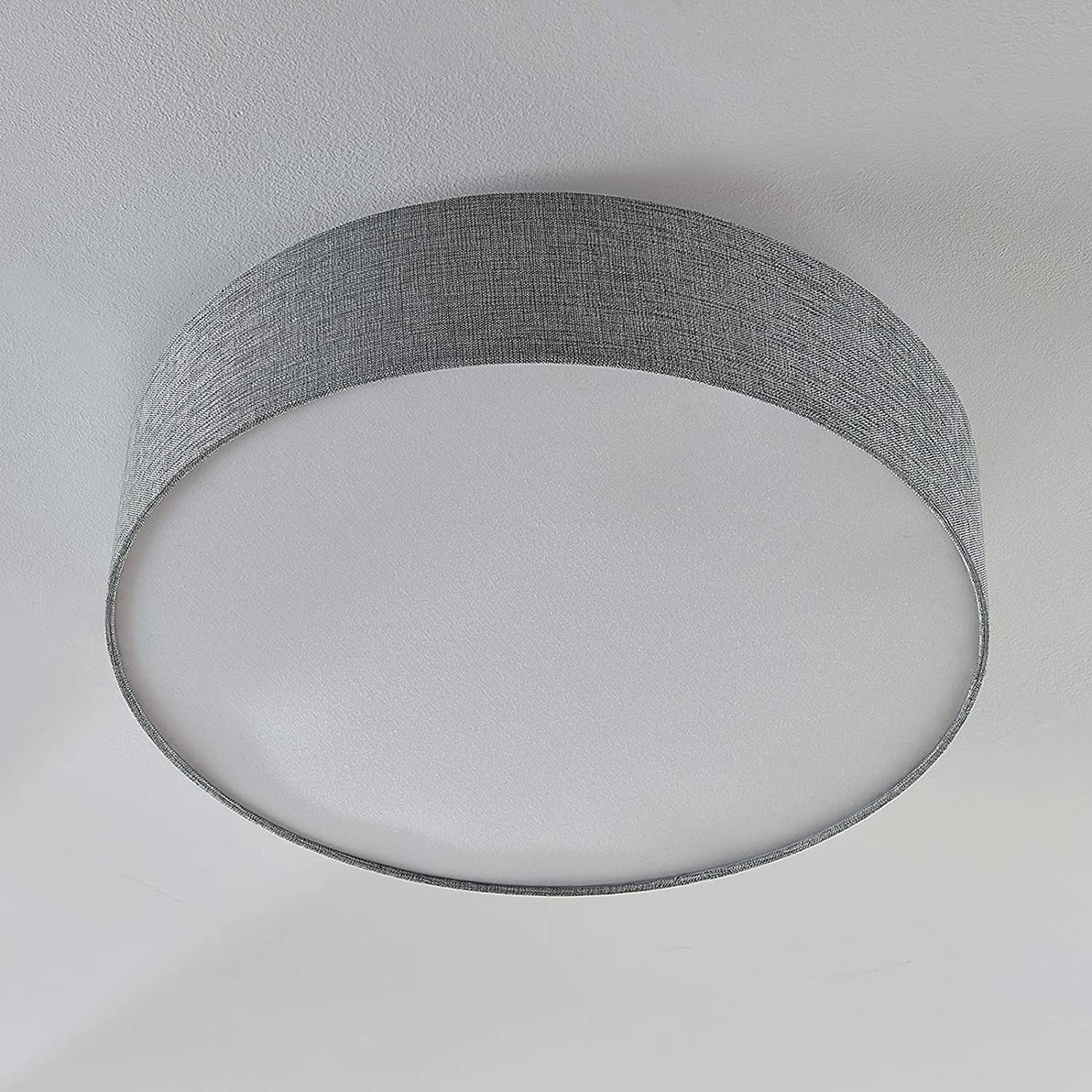 Suspension Lindby Gordana, applique murale, luminaire de salon, lampe suspendue, plafonnier, culot E27 gris