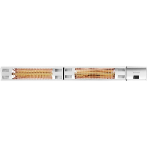 Chauffage radiant infrarouge à ondes courtes Silva Homeline 510022, 1500 W - 3000 W, argent