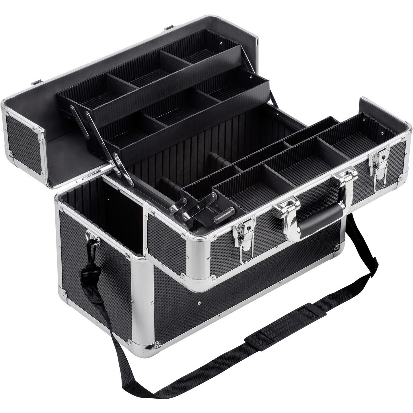B-Ware Metafranc Wu9095050 Mehrzweckkoffer Werkzeugkoffer Koffer Schwarz Grau 1 St.896