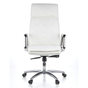 B-Ware Hjh Office Villa 20 Bürostuhl Chefsessel Leder Stuhl Nappaleder Elfenbein
