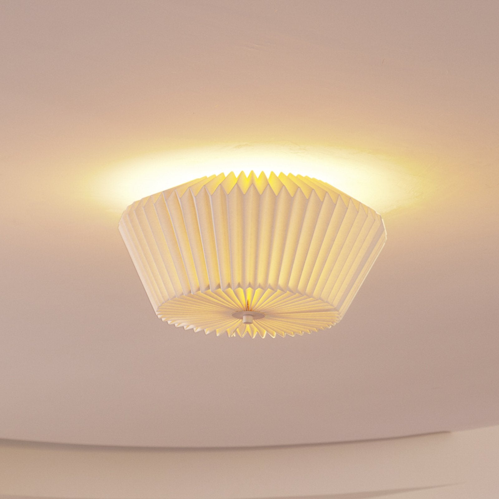 Lindby Deckenleuchte Magali weiß Papier Ø 45 cm Deckenlampe Lampe Leuchte E27 - 4251911777239