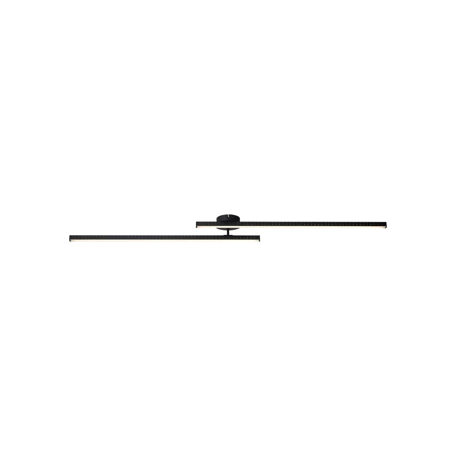Lindby Deckenleuchte Lampe LED Aurendor mattschwarz Aluminium Eisen Kunststof694 - 4251911773156