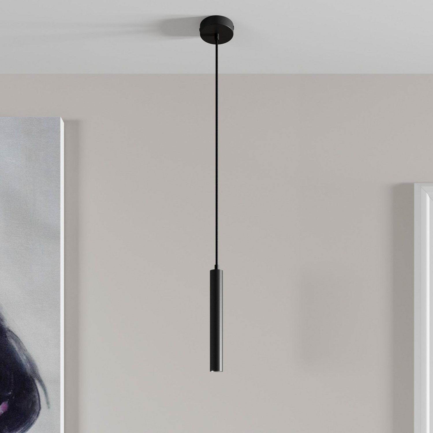 B-Ware Arcchio Franka Led Pendelleuchte Hängelampe Deckenlampe Lampe 1 Flammig Schwarz