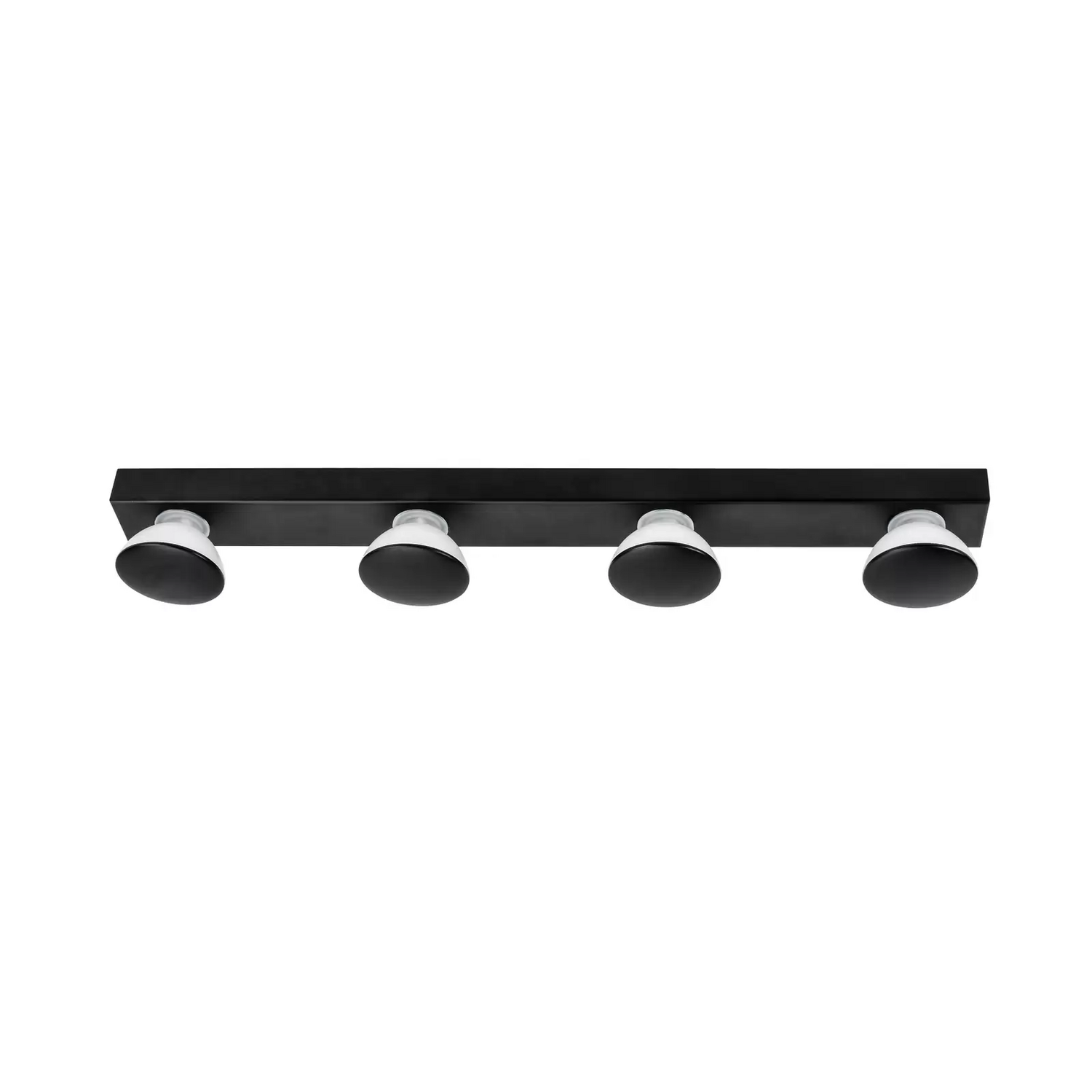 Lightme Spiegelleuchte Aqua Hollywood 4fl Schwarz Leuchte Lampe Wandleuchte Gu10 B-Ware - 4020856856787