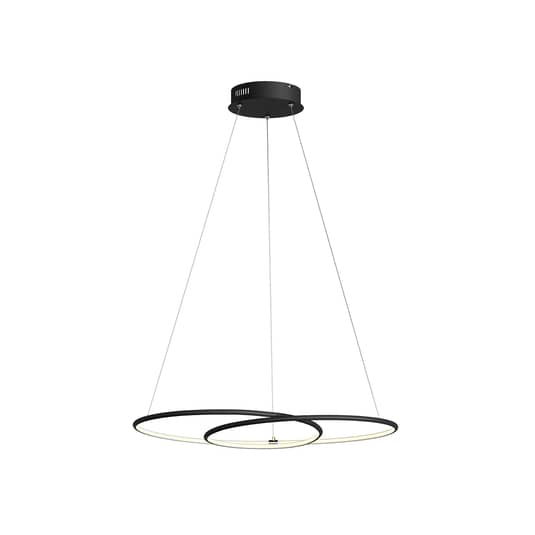 Lindby Lucy LED-Hängeleuchte Deckenlampe Pendelleuchte Lampe Leuchte schwarz 780