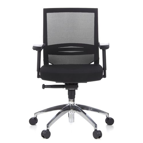 hjh OFFICE Bürostuhl Chefsessel PORTO PRO Drehstuhl Schreibtisch Stoff schwarz - 4260182550632