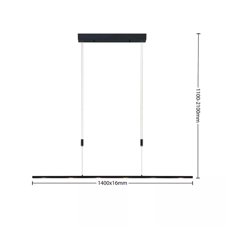 Lucande Stakato Led Pendelleuchte Deckenlampe Pendellampe 6 Flammig Led 140 Cm B-Ware - 4251911718959