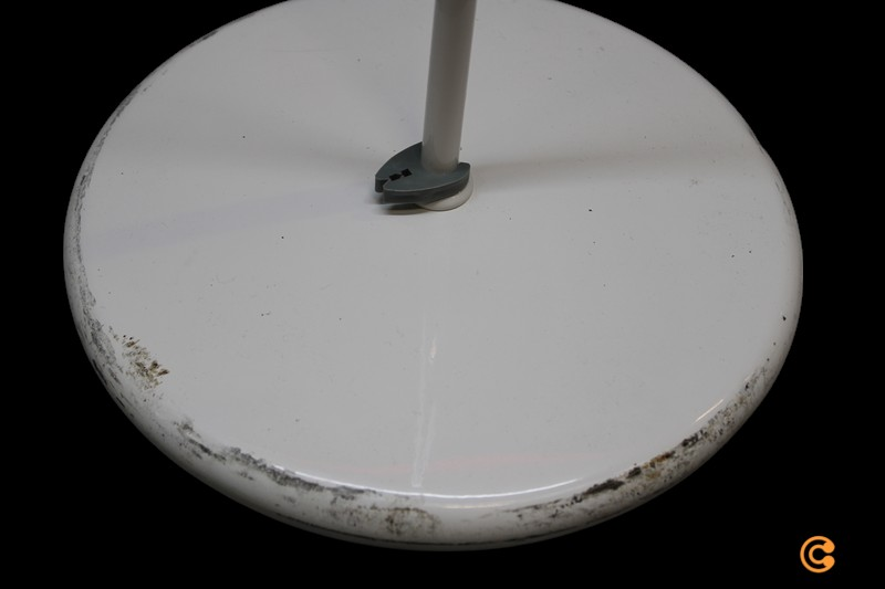Busch 2 Flammige Stehleuchte Eifel Weiß Stehlampe Lampe Siehe Text/Foto B-Ware