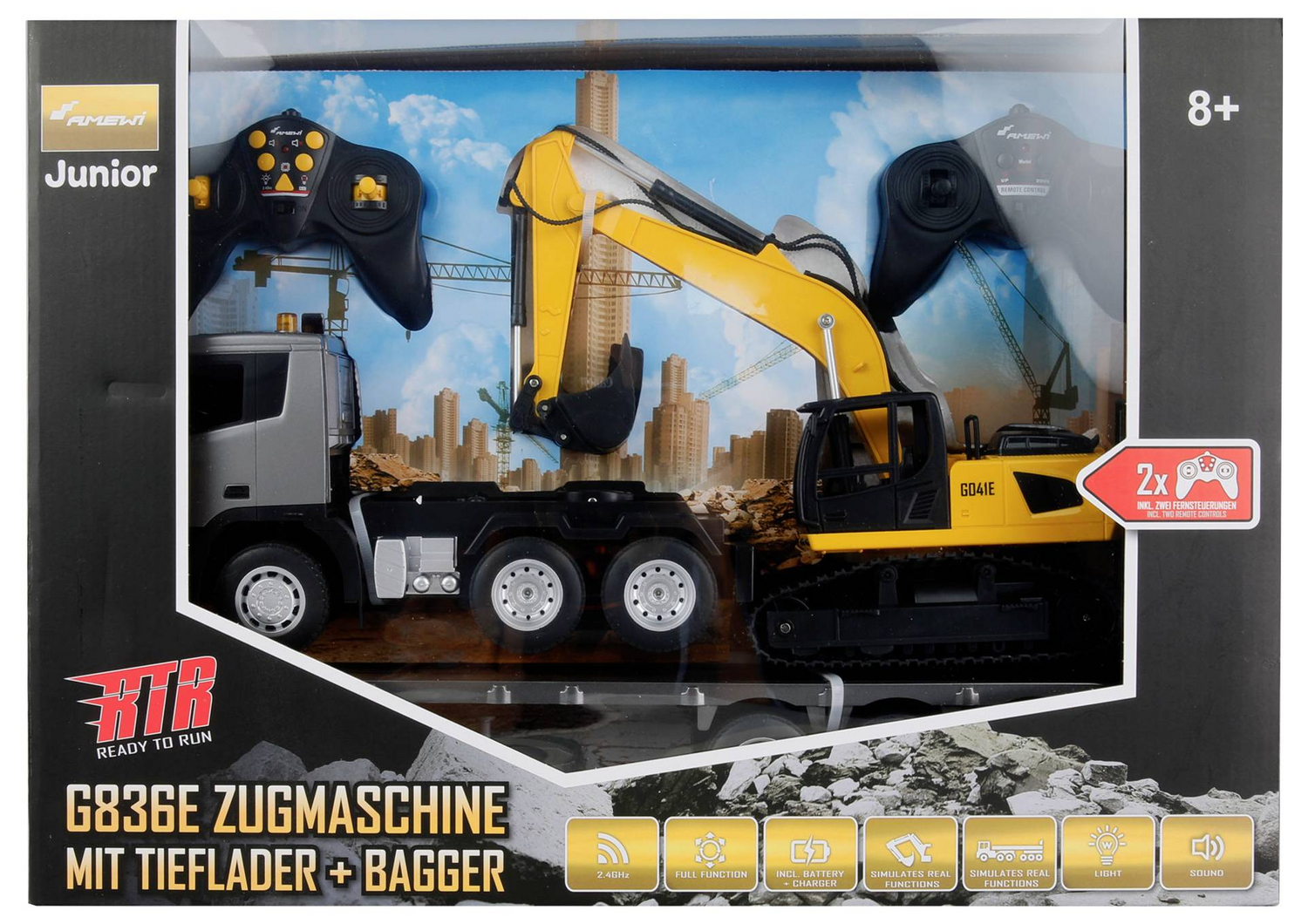 C-Ware Amewi 1:24 Rc Funktionsmodell Lkw Modelllastwagen Lastwagen Laster Siehe Text - 4262408975823