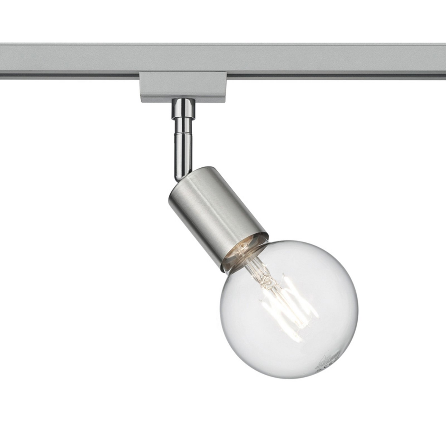 Trio Lighting 2 Phasen Spot Schienensystem Du Oline Diallo E27 Nickel 2 Stück B-Ware - 4017807471946