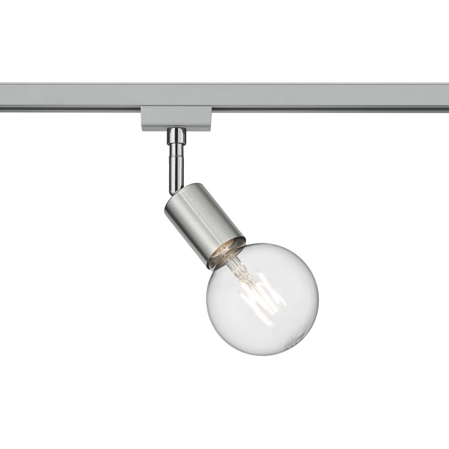 Trio Lighting 2 Phasen Spot Schienensystem Du Oline Diallo E27 Nickel 2 Stück B-Ware - 4017807471946