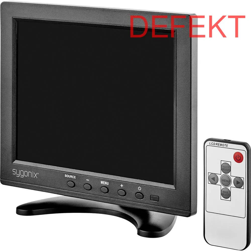 Sygonix 16885 X1 Lcd überwachungsmonitor Bildschirm Monitor 20.3 Defektware D-Ware - 4016139093185