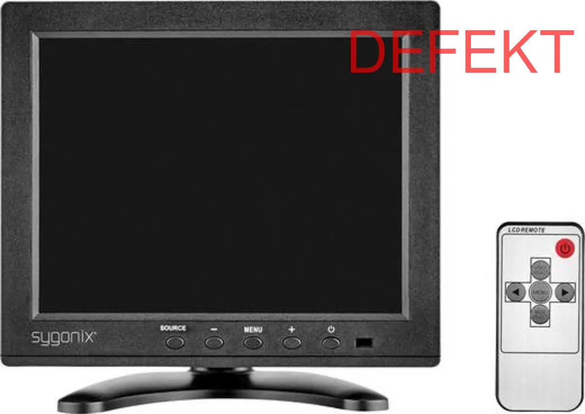 Sygonix 16885 X1 Lcd überwachungsmonitor Bildschirm Monitor 20.3 Defektware D-Ware - 4016139093185
