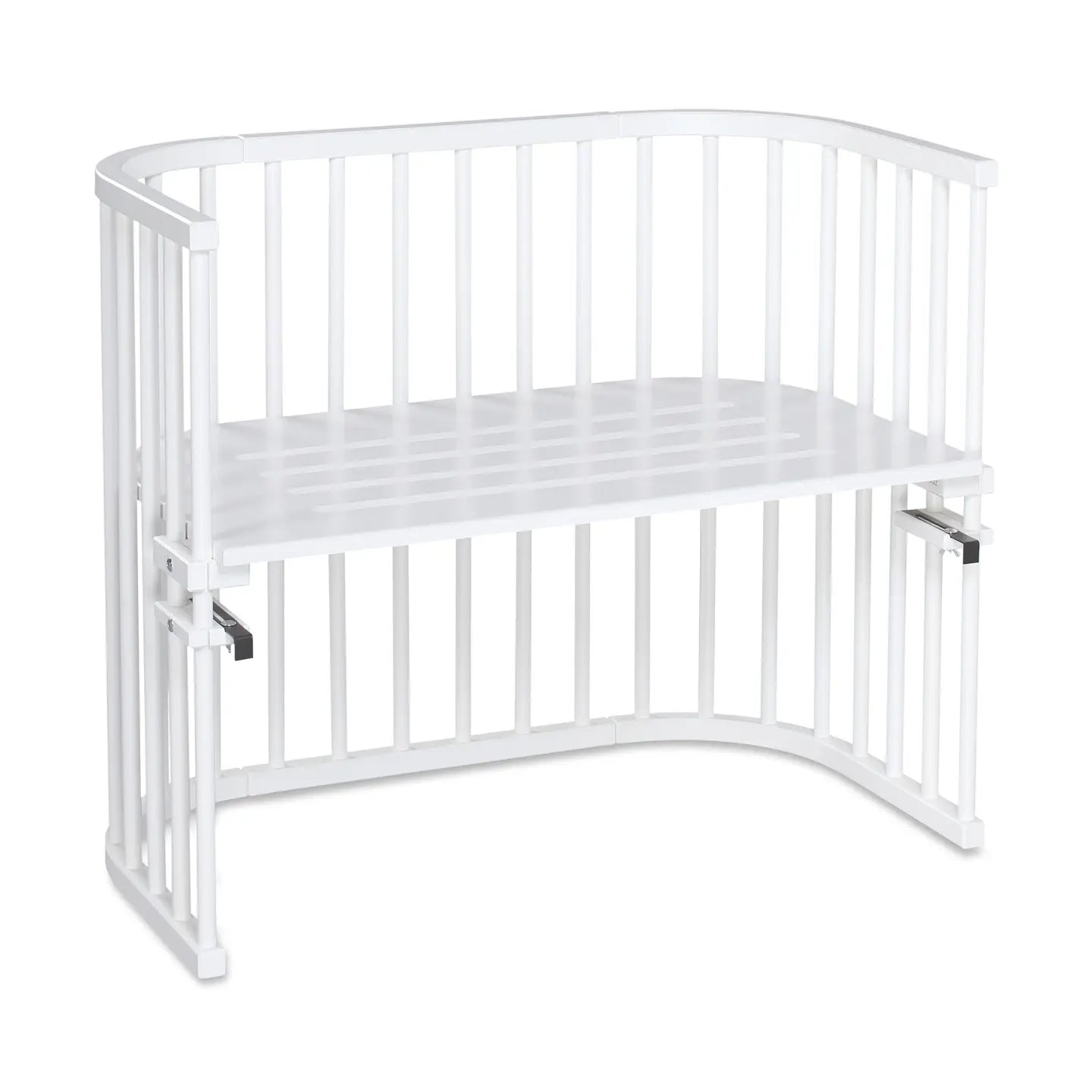 B-Ware Babybay Beistellbett Kinderbett Babybett Maxi Liegefläche Weiß Buchenholz Bett - 2000527705301
