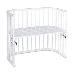 B-Ware Babybay Beistellbett Kinderbett Babybett Maxi Liegefläche Weiß Buchenholz Bett