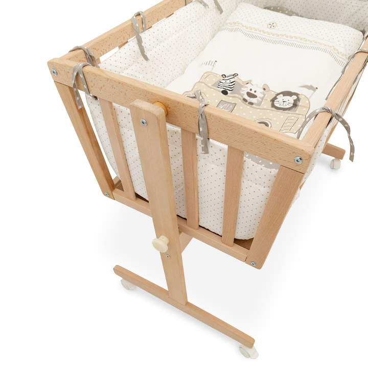 Roba Komplettwiege Safaribus Holzwiege Holz Babywiege Kinderwiege Babybett Bett B-Ware - 2000572260305