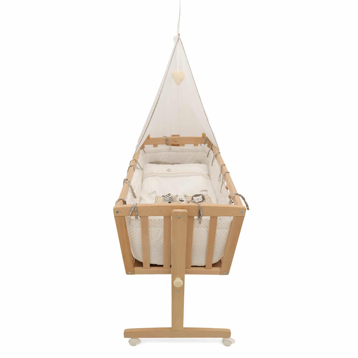 Roba Komplettwiege Safaribus Holzwiege Holz Babywiege Kinderwiege Babybett Bett B-Ware - 2000572260305