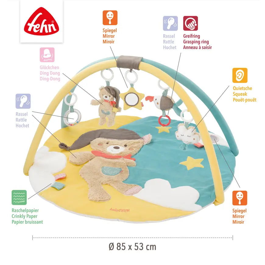 B-Ware Fehn Spieldecke Krabbeldecke 3 D Activity Decke Bruno Baby Spielzeug Spielfiguren - 2000574155401