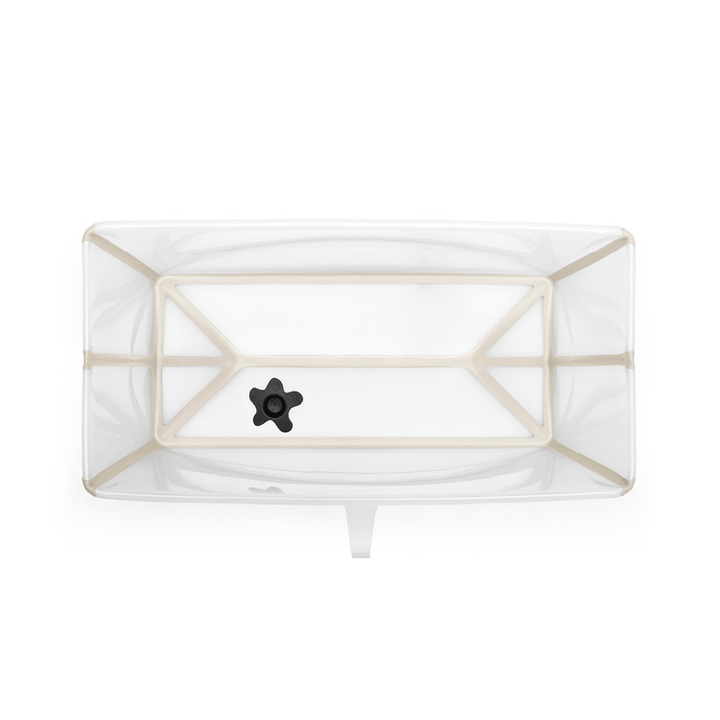 Stokke Flexi Bath Transparent Sandy Beige Babywanne Badewanne Mit Stöpsel B-Ware - 2000575278611